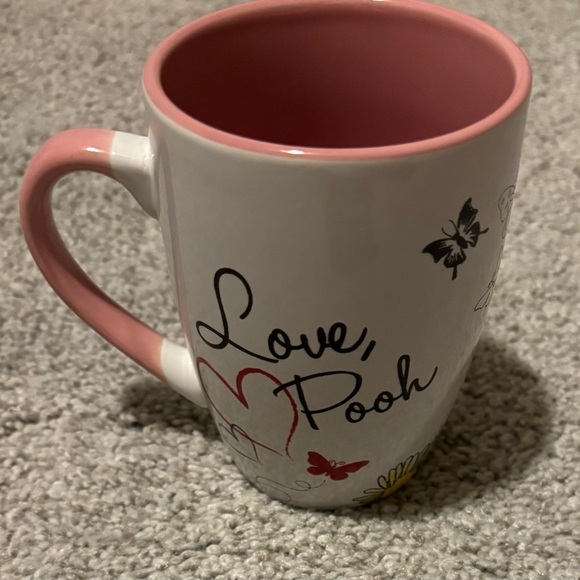 Disney Winnie-the-Pooh, Pink and White Mug 8OZ Small - Picture 3 of 4